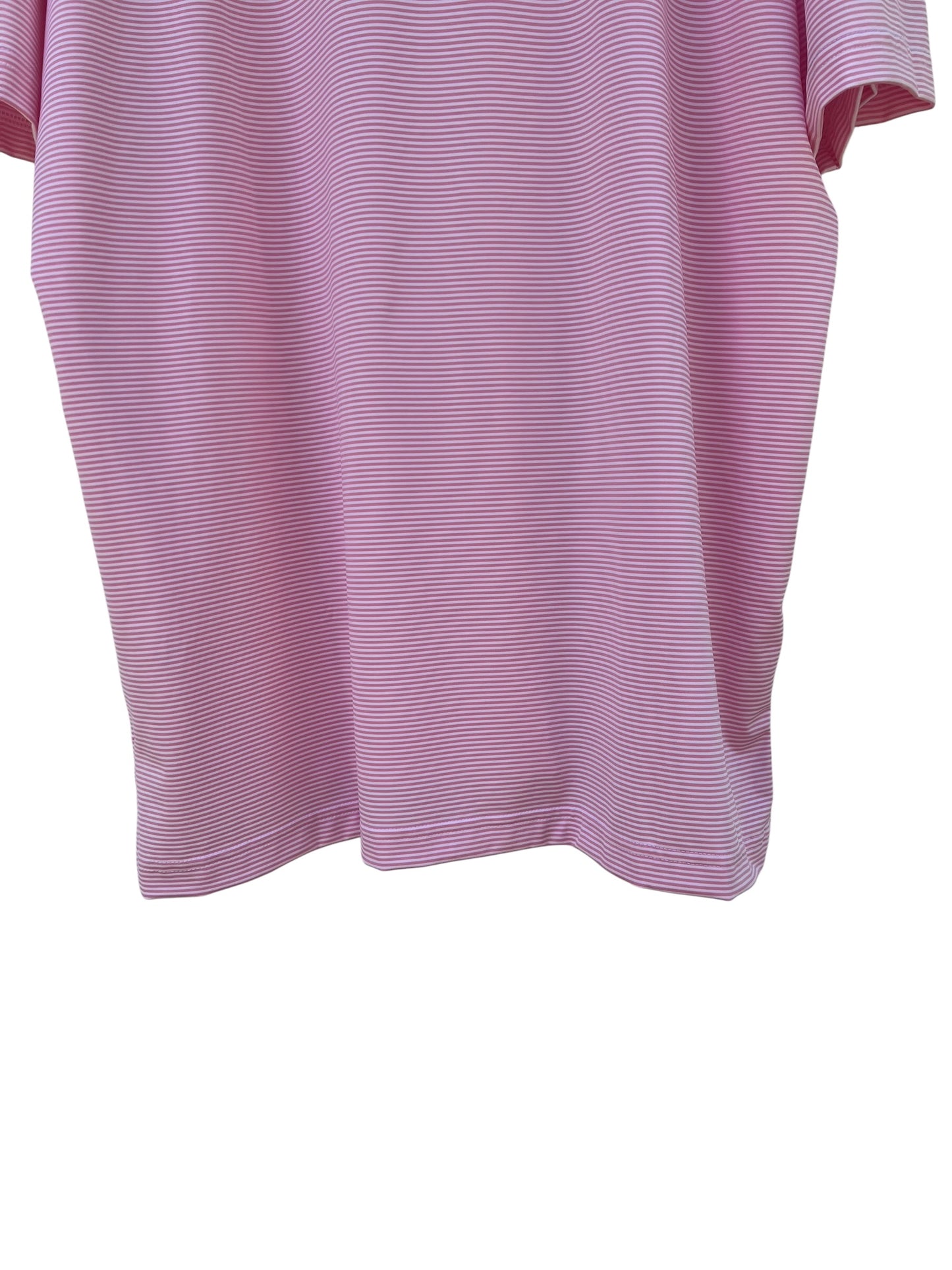 Stitch Striped Golf Polo, Sz L (New with Tags)