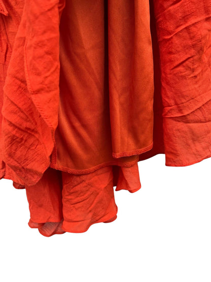 Apricot Smocked Dress, Sz 14