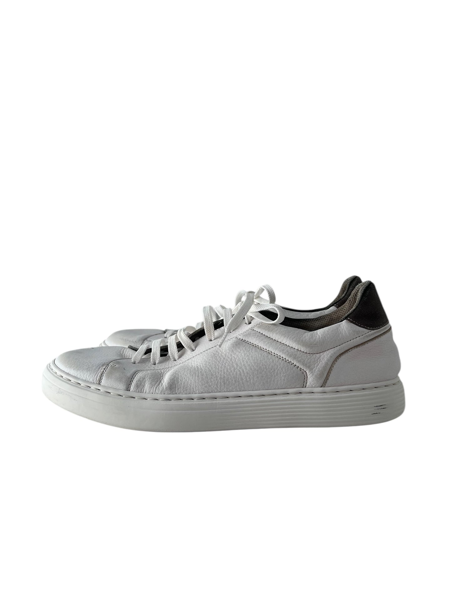 Brunello Cucinelli Suede Trimmed Trainers, Sz 46