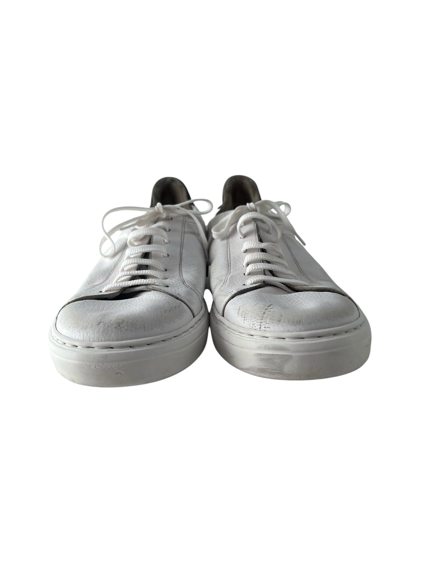 Brunello Cucinelli Suede Trimmed Trainers, Sz 46
