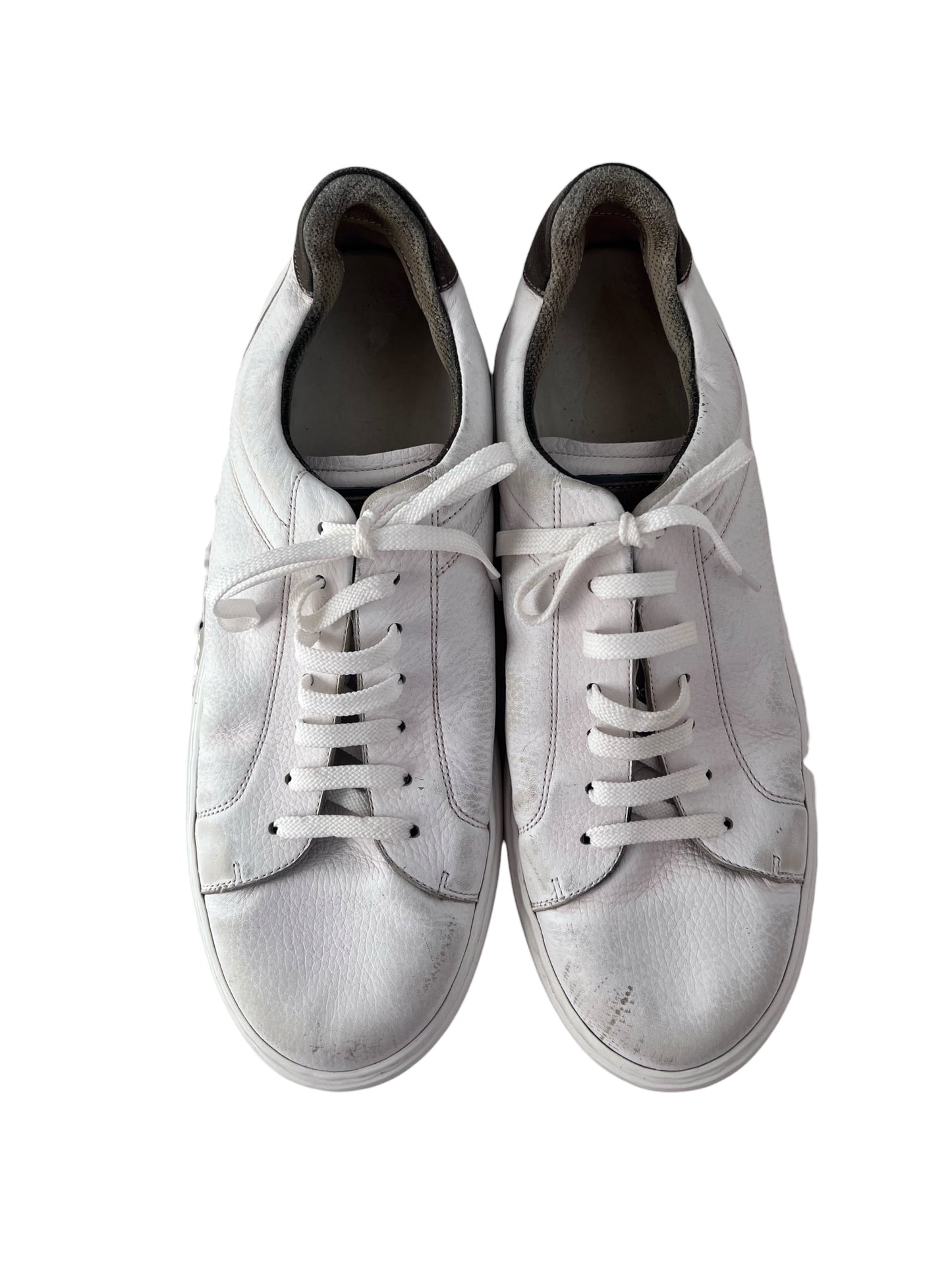 Brunello Cucinelli Suede Trimmed Trainers, Sz 46