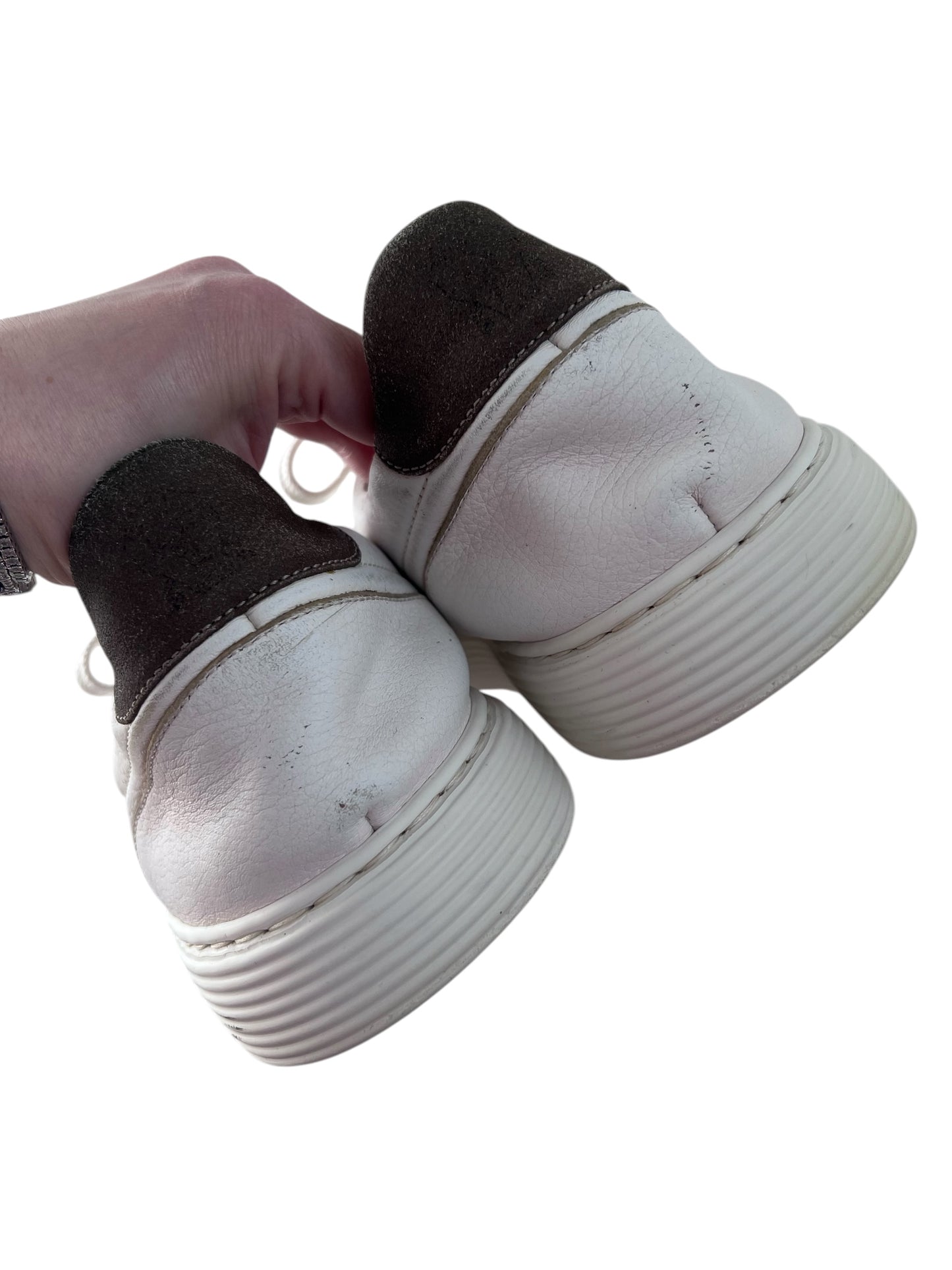 Brunello Cucinelli Suede Trimmed Trainers, Sz 46