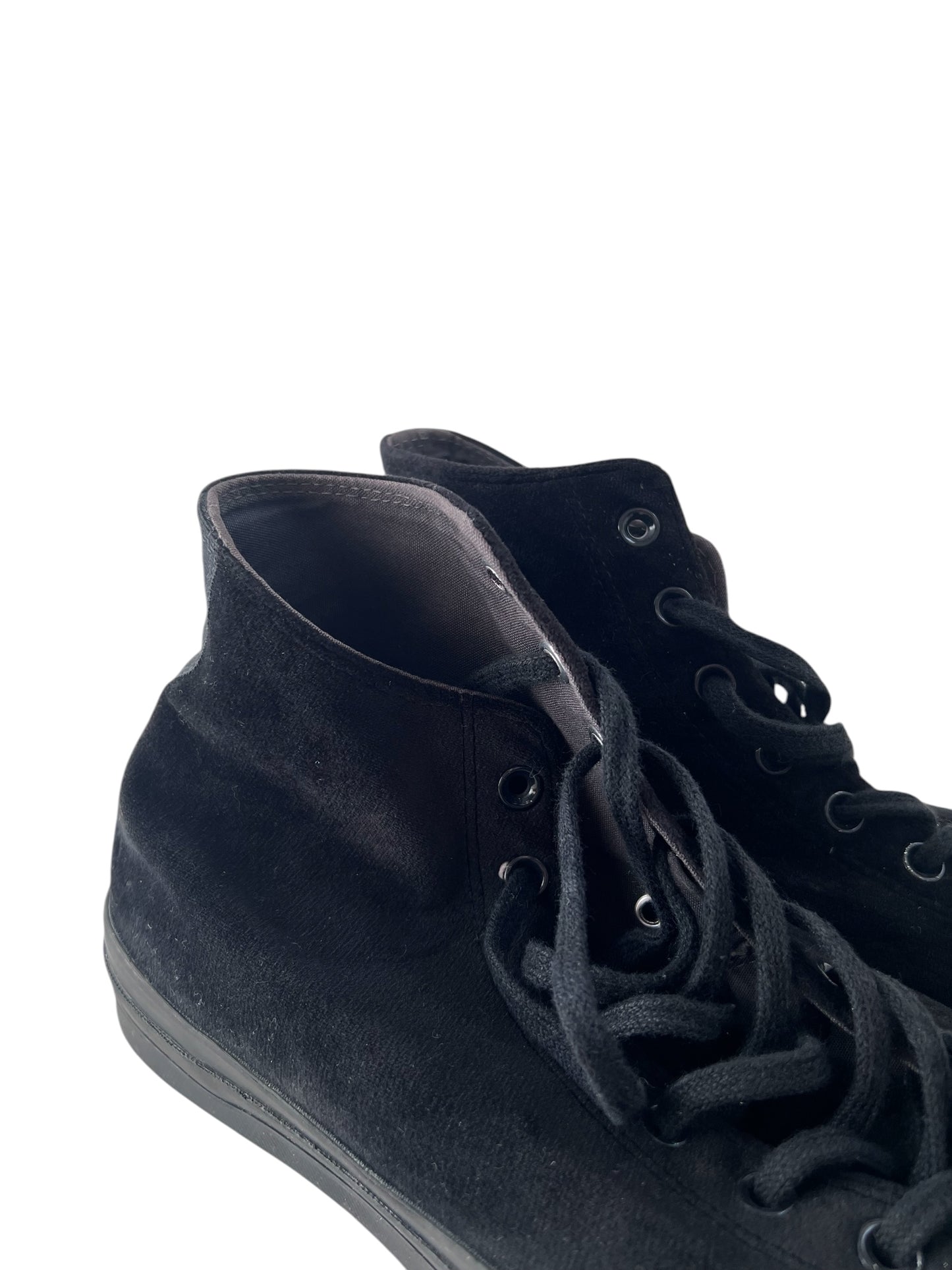 Converse Velvet High Tops, Sz 10.5