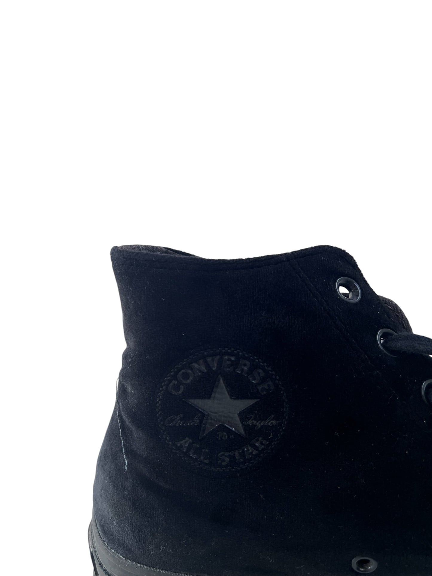 Converse Velvet High Tops, Sz 10.5