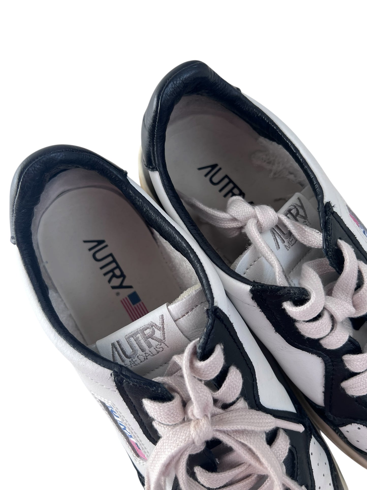 Autry Medalist Leather Trainers, Sz 41