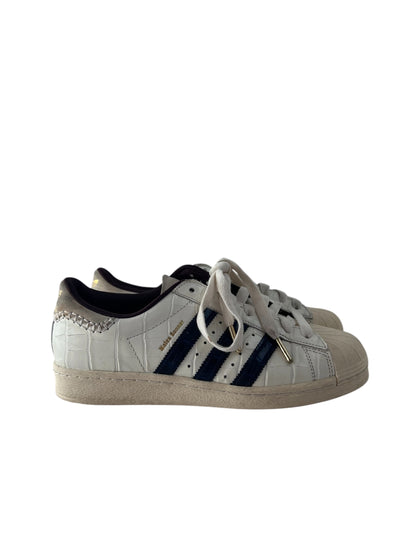 Wales Bonner x Adidas Superstar Croc Embossed Trainers, Sz 7.5