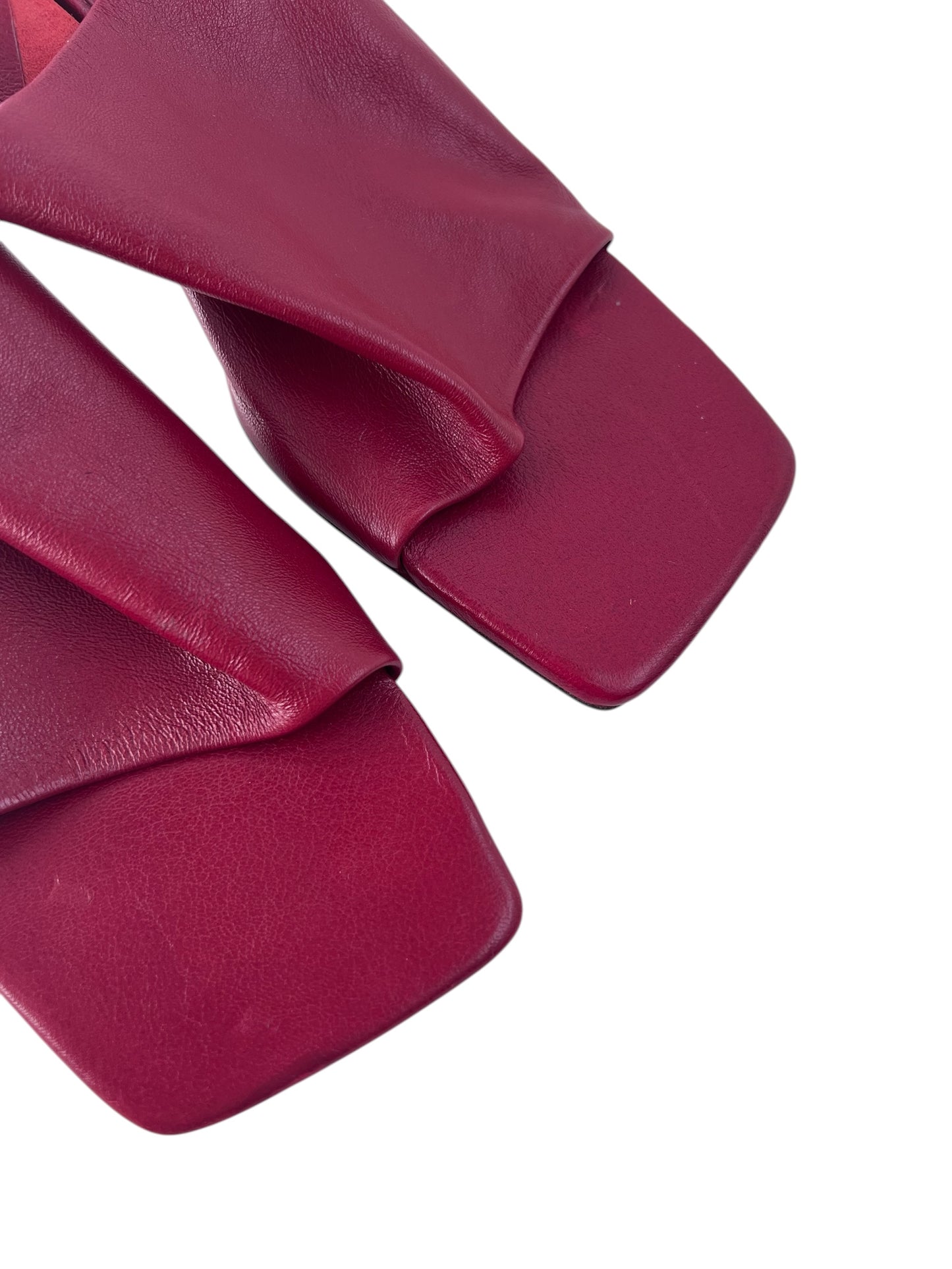 ZARA Leather Heels, Sz 40