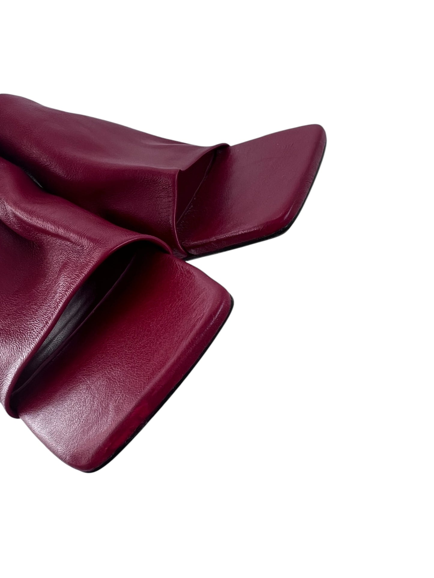 ZARA Leather Heels, Sz 40