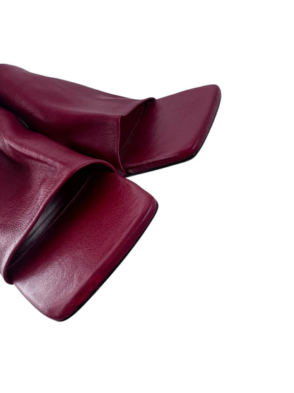 ZARA Leather Heels, Sz 40