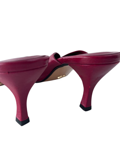 ZARA Leather Heels, Sz 40