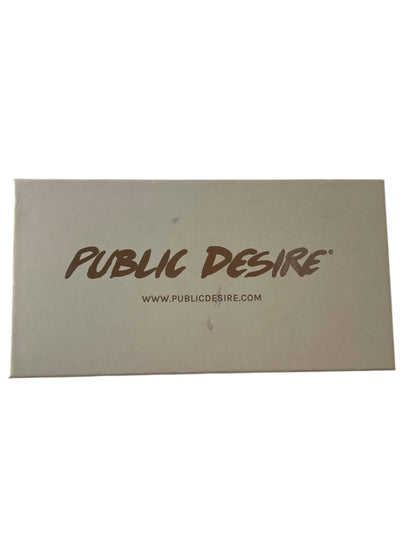 Public Desire Perspex Heels, Sz 8