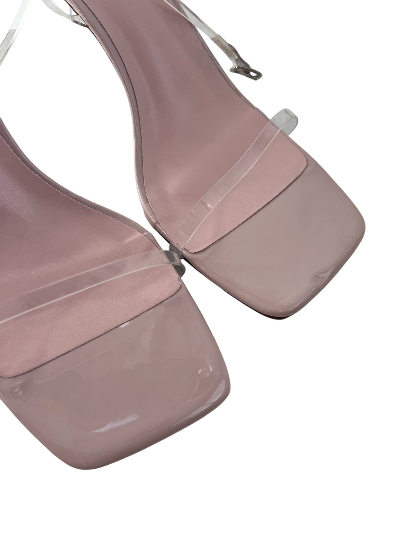 Public Desire Perspex Heels, Sz 8