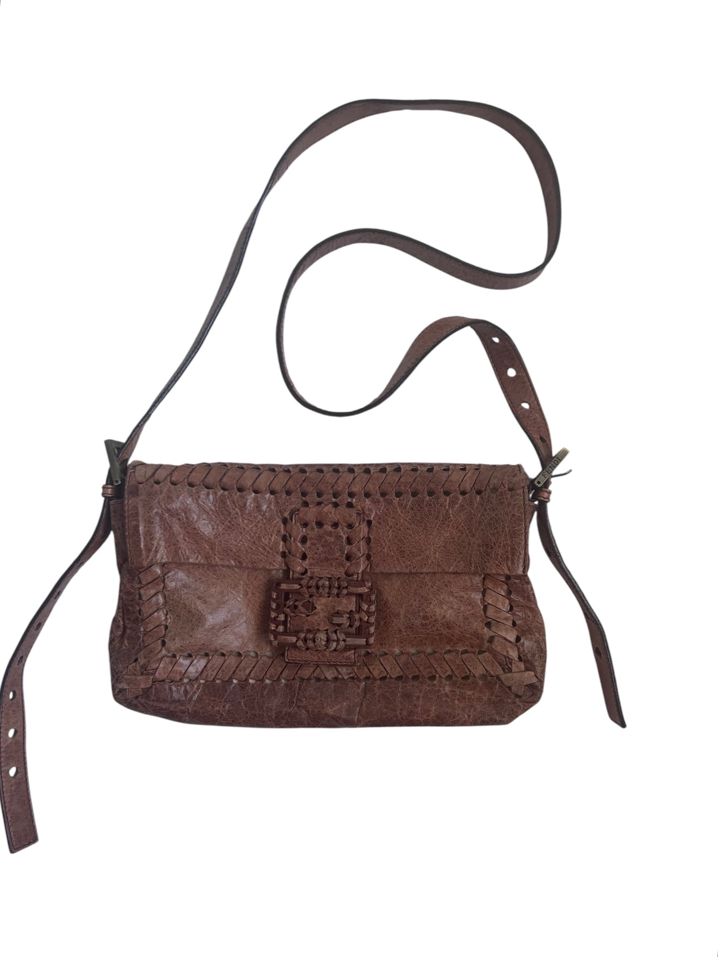 Fendi Whipstitch Baguette Bag