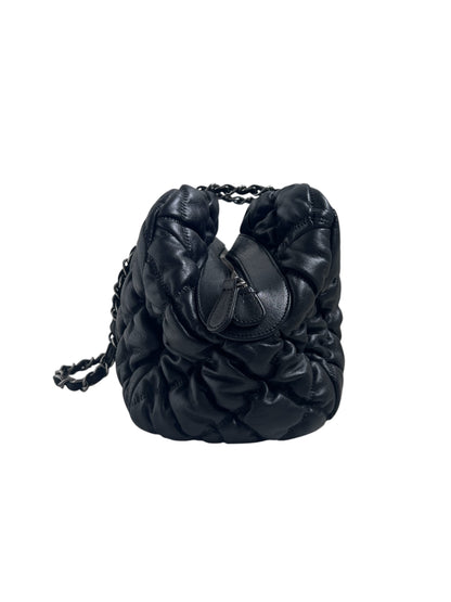 Chanel Bubble Quilted Bowler Bag