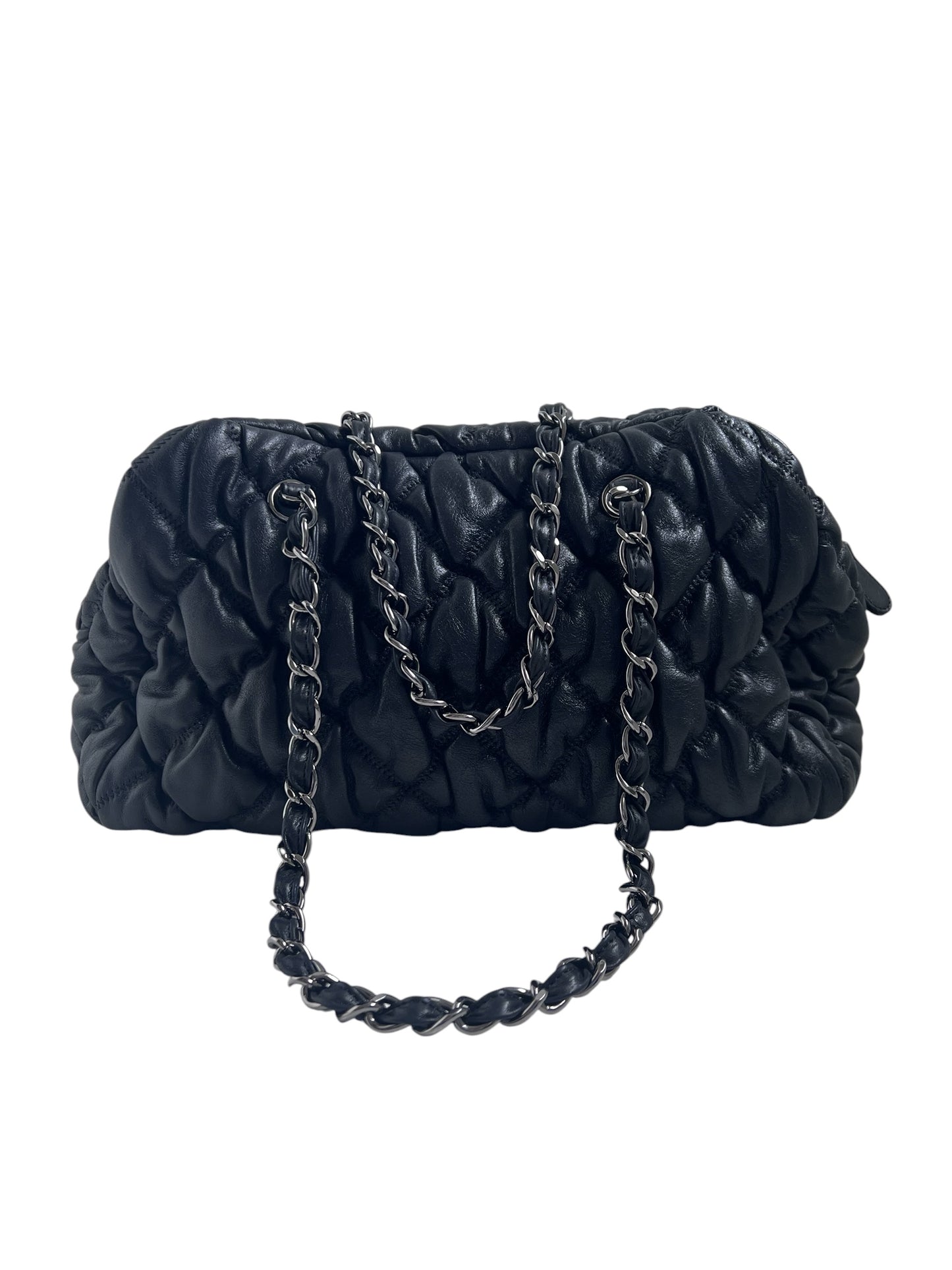 Chanel Bubble Quilted Bowler Bag