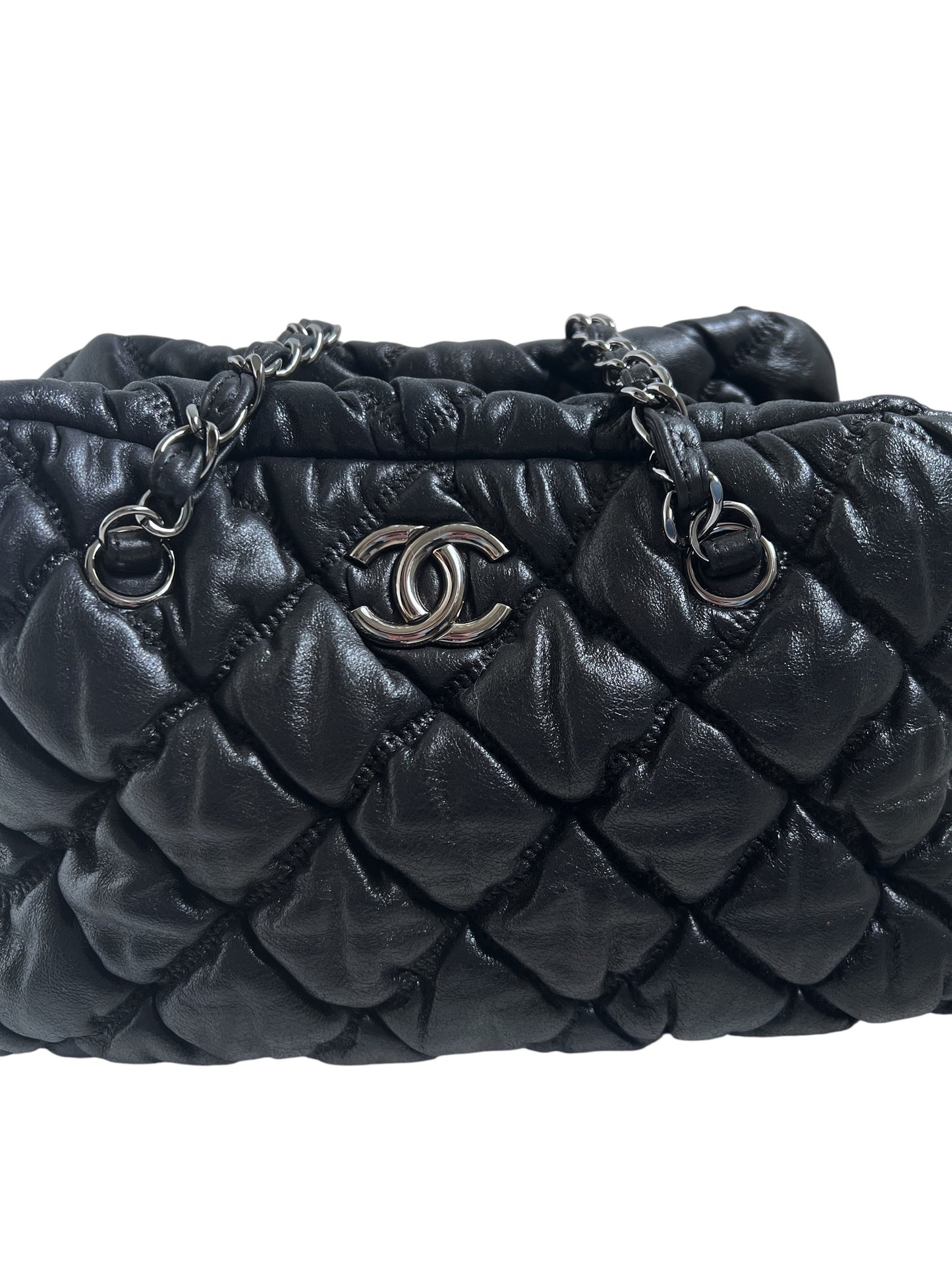 Chanel Bubble Quilted Bowler Bag
