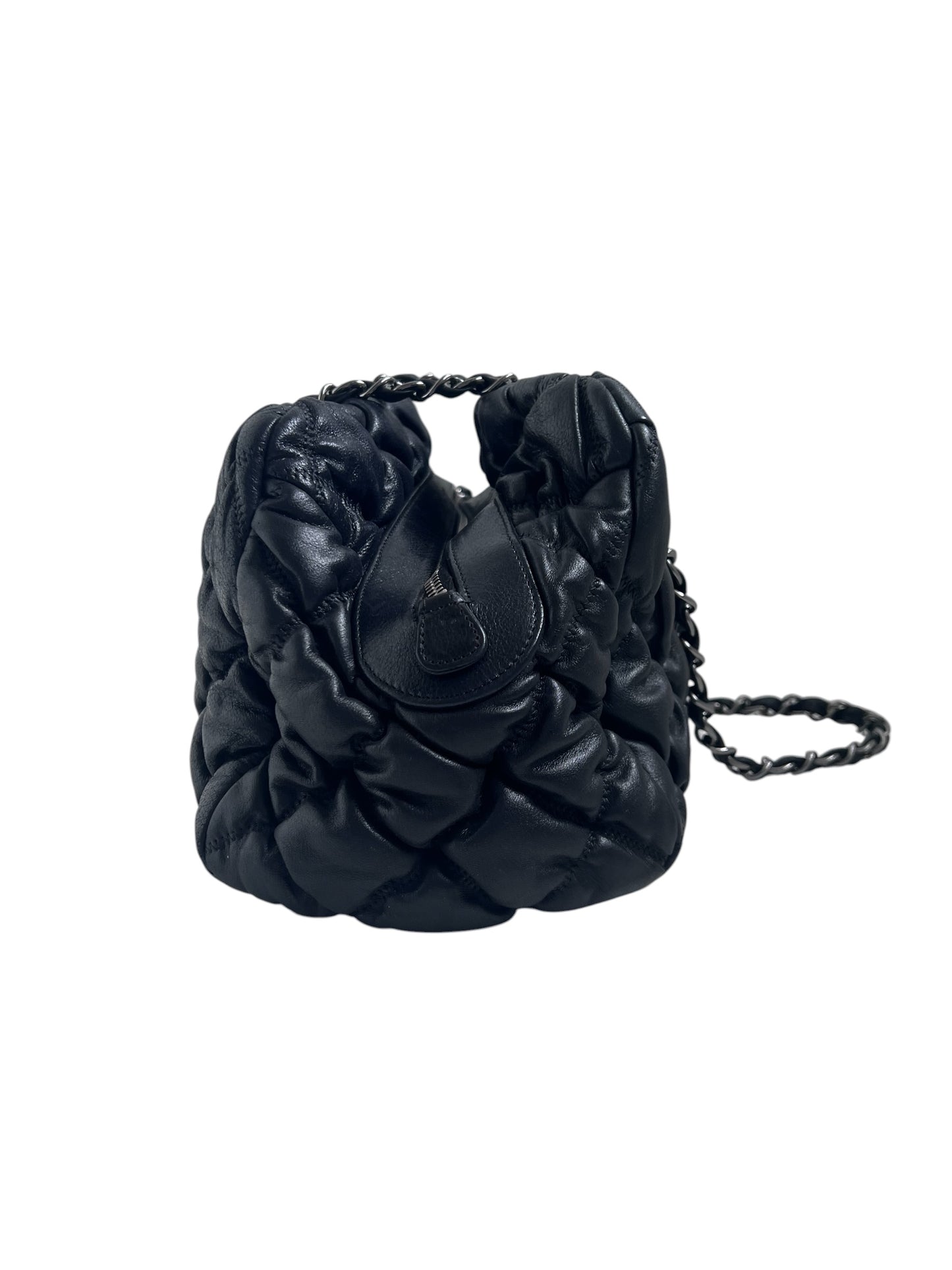 Chanel Bubble Quilted Bowler Bag