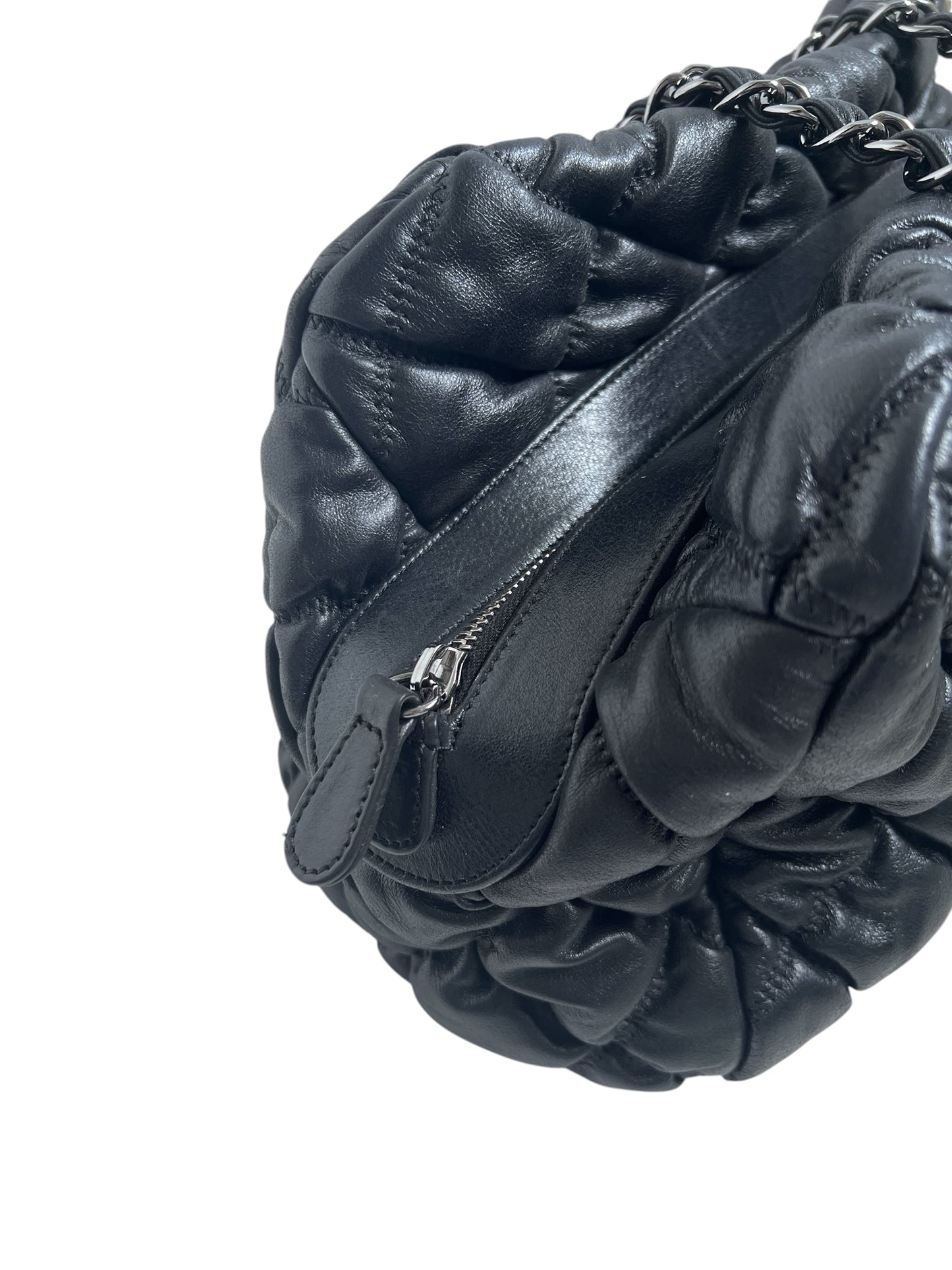 Chanel Bubble Quilted Bowler Bag