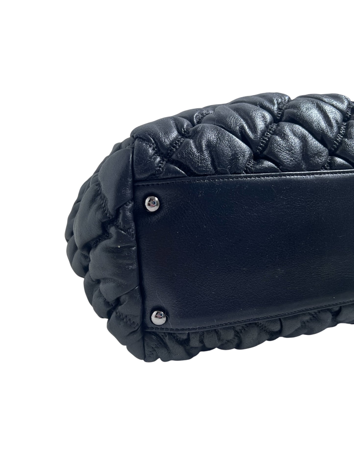 Chanel Bubble Quilted Bowler Bag