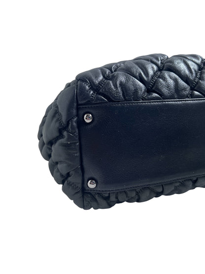 Chanel Bubble Quilted Bowler Bag