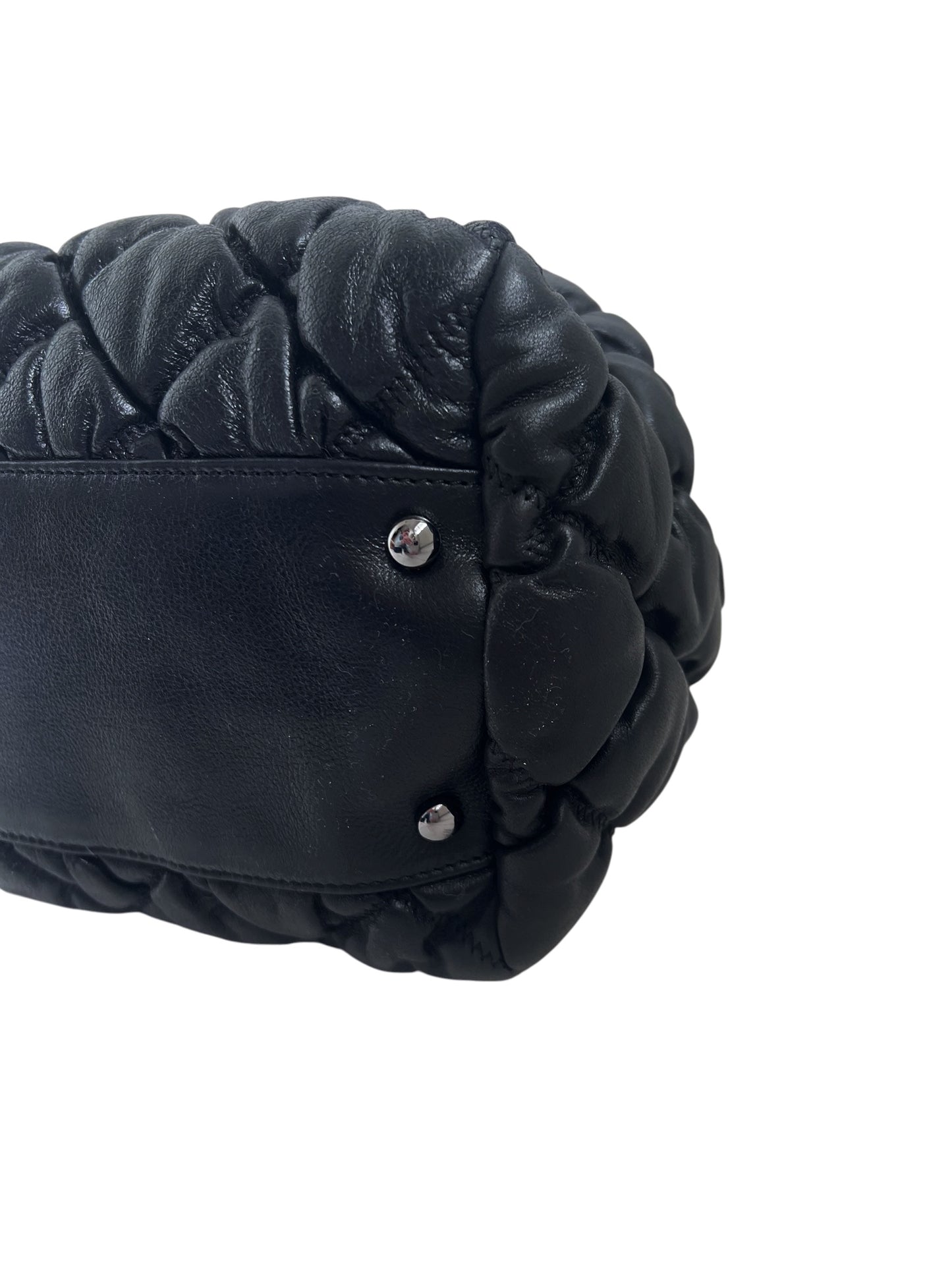 Chanel Bubble Quilted Bowler Bag