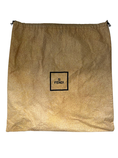 Fendi Zucca Beaded Tote Bag