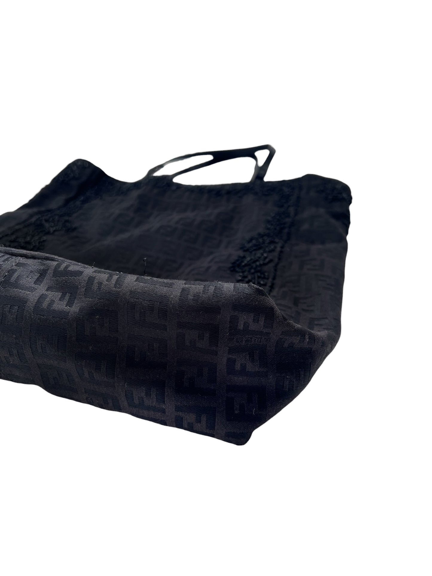 Fendi Zucca Beaded Tote Bag