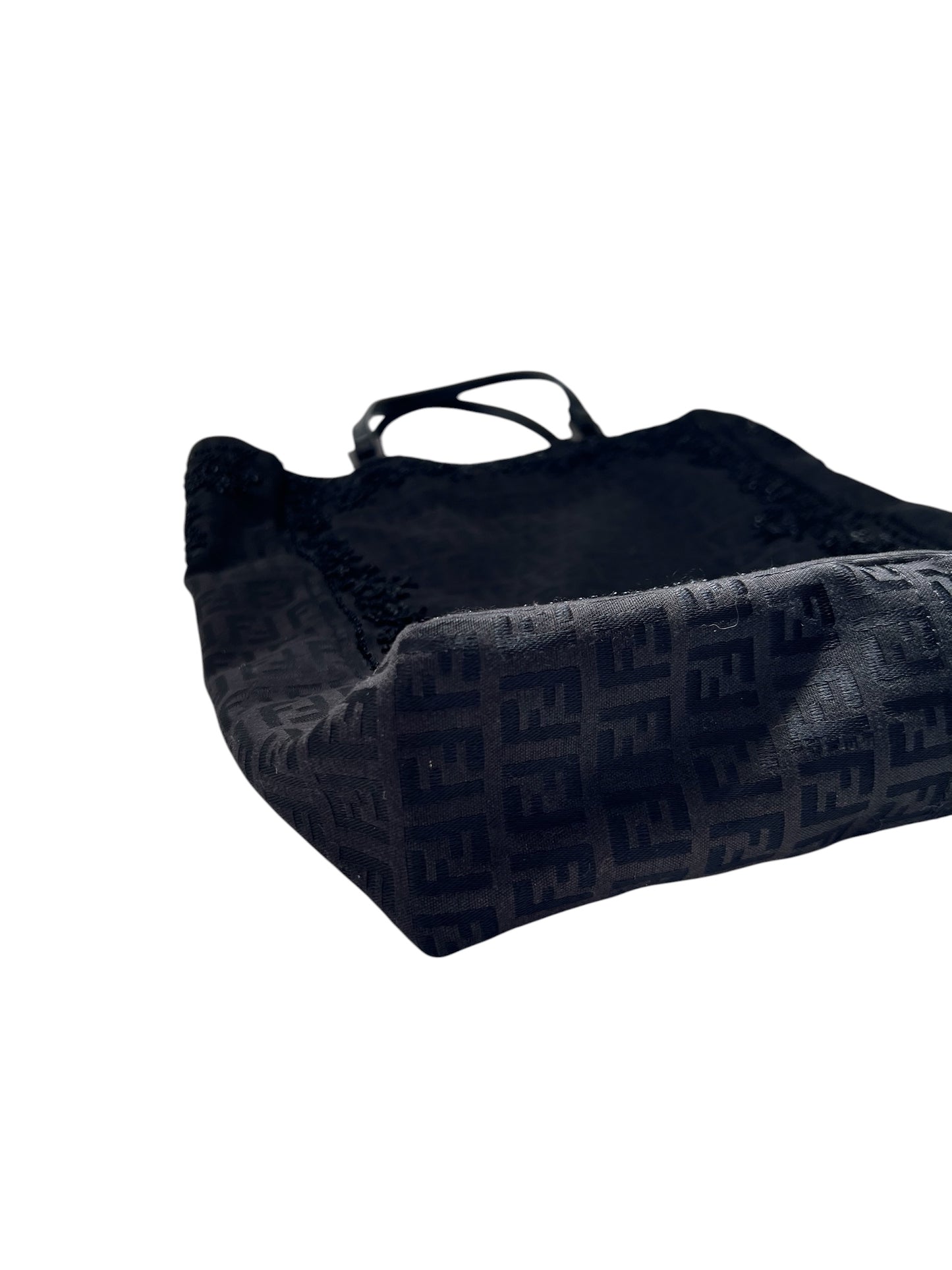 Fendi Zucca Beaded Tote Bag