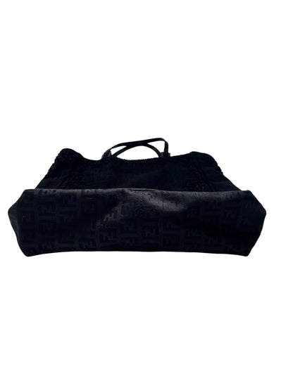 Fendi Zucca Beaded Tote Bag