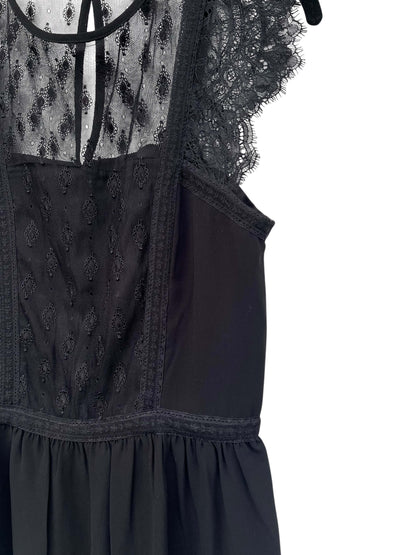H&M Chiffon & Lace Dress, Sz 36
