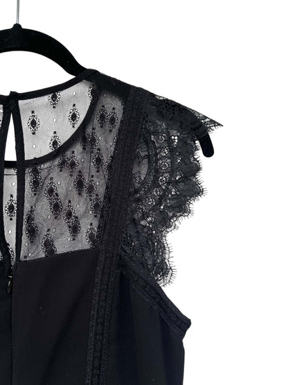 H&M Chiffon & Lace Dress, Sz 36