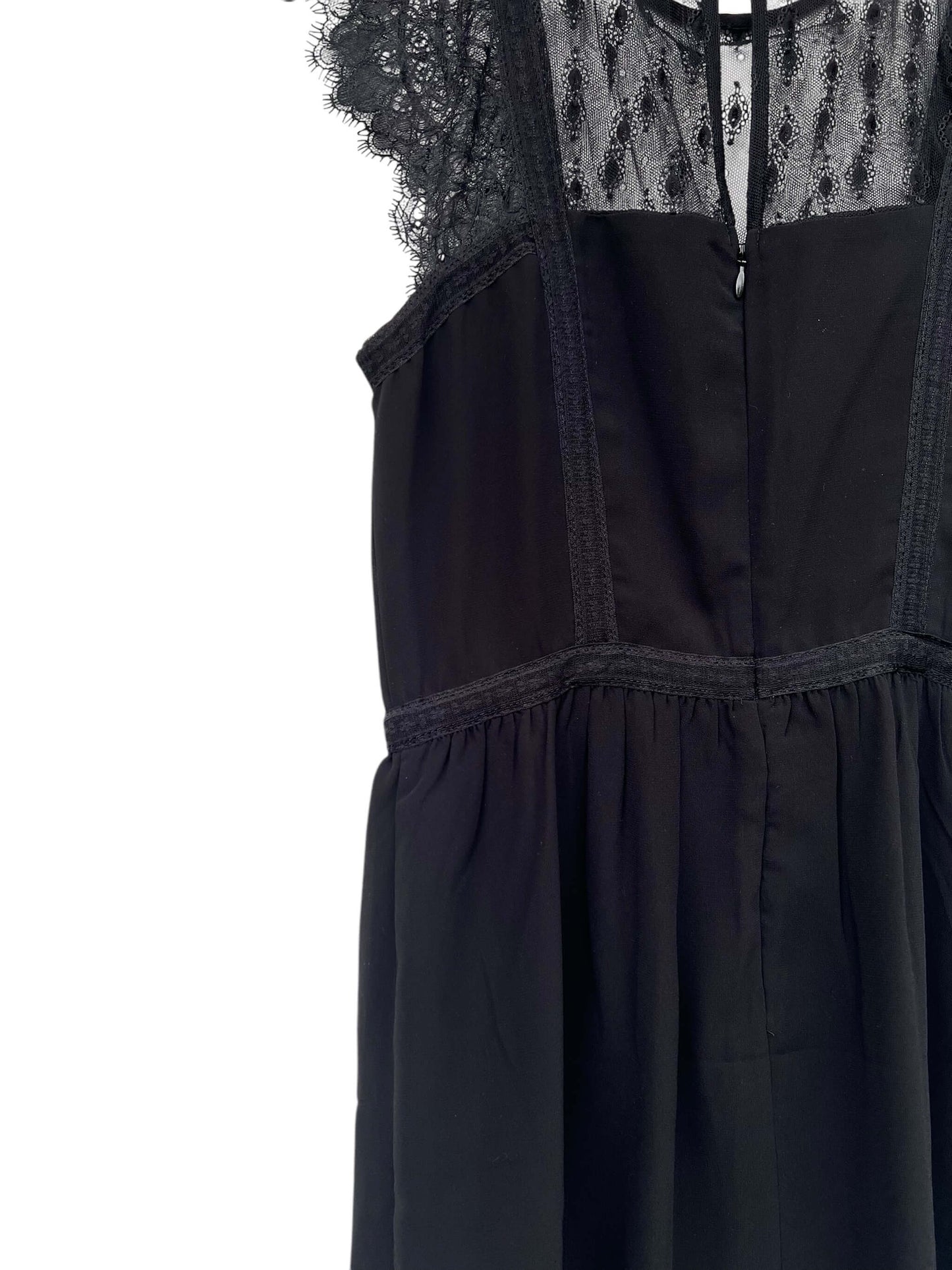 H&M Chiffon & Lace Dress, Sz 36