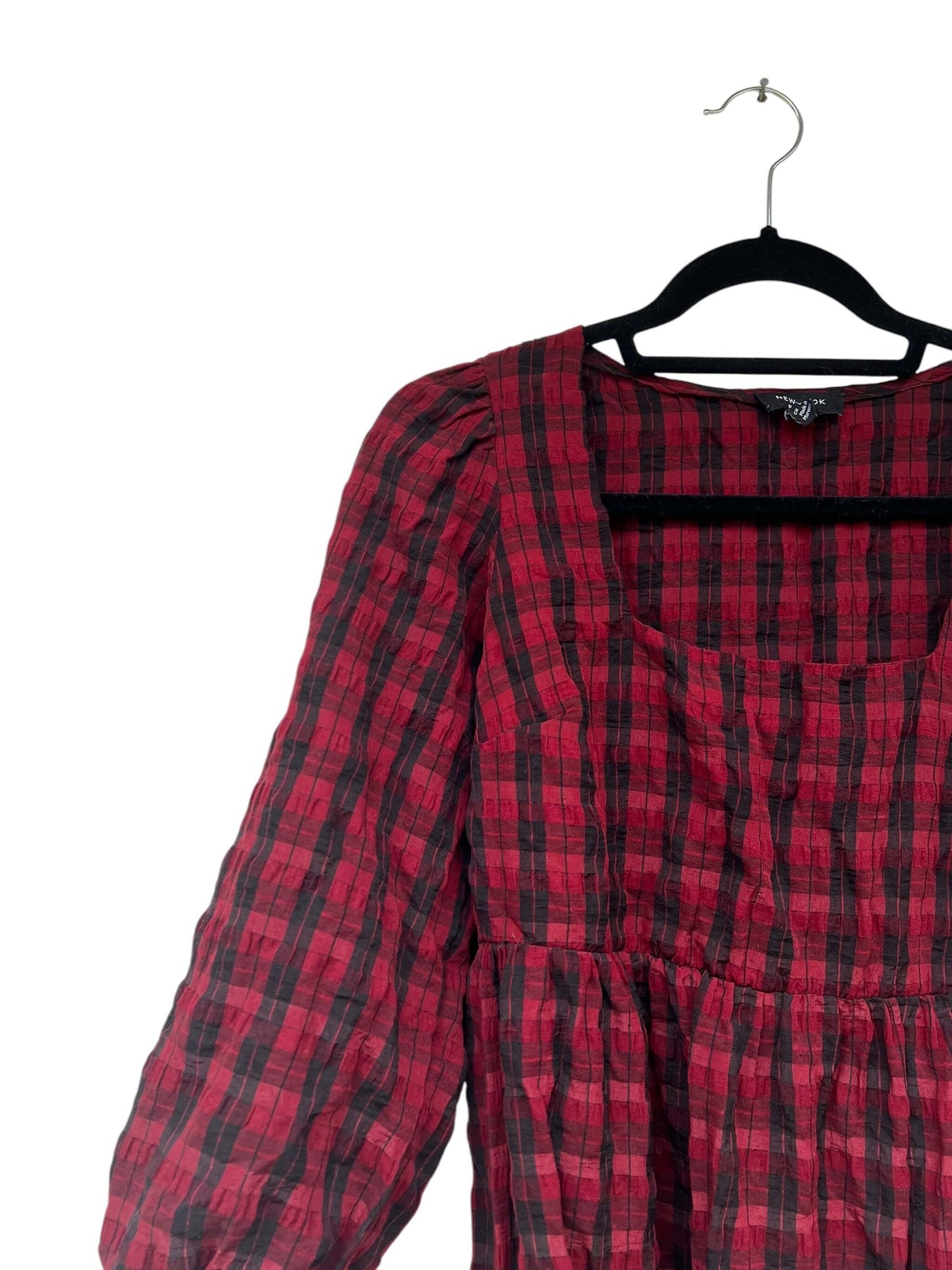 New Look Petite Check Dress, Sz 10