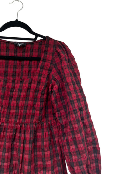 New Look Petite Check Dress, Sz 10