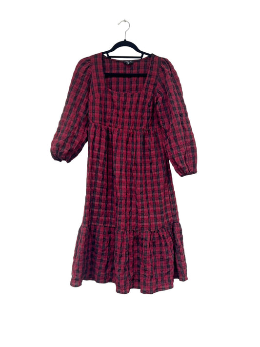 New Look Petite Check Dress, Sz 10