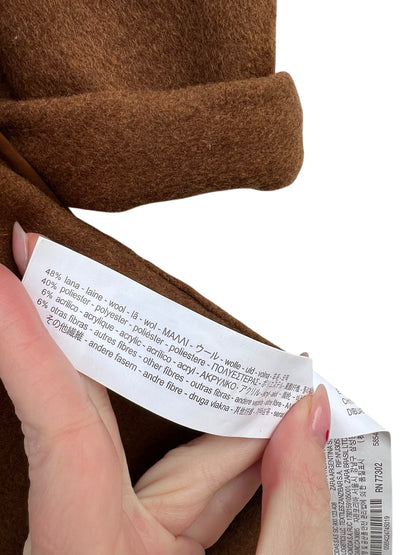 ZARA Tan Handmade Coat, Sz XS