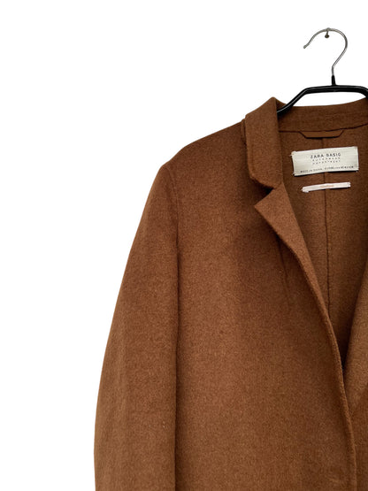 ZARA Tan Handmade Coat, Sz XS