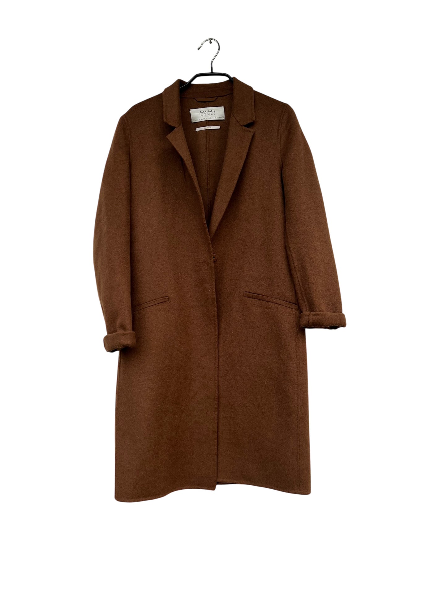ZARA Tan Handmade Coat, Sz XS